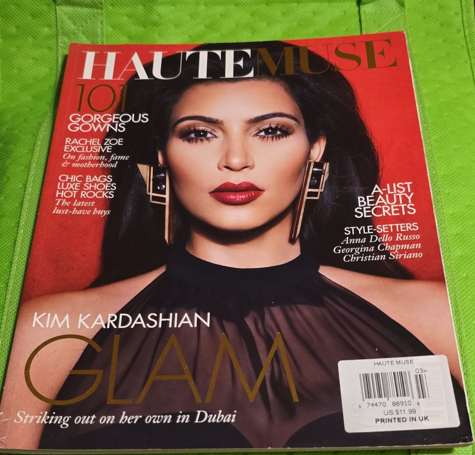 Haute Muse Kim Kardashian Glam Dubai Cover Magazine 2013 No. 03 English