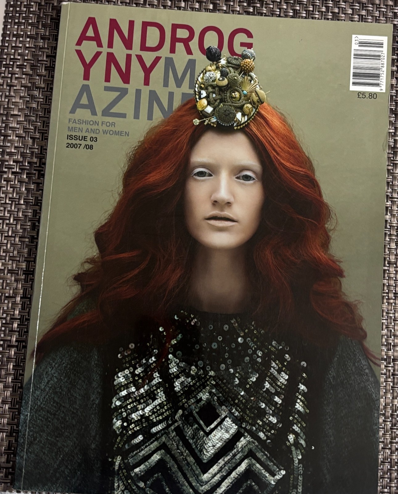 FASHION FOR MEN AND WOMEN LIFESTYLE MAGAZINE ANDROGYNY #3 2007/08 NICE SHAPE!