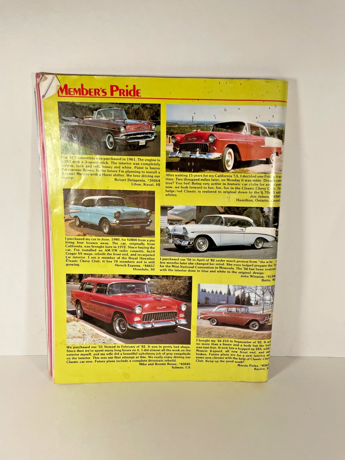 Lot of 4 Issues Classic Chevy Magazines and 1 Danchuck