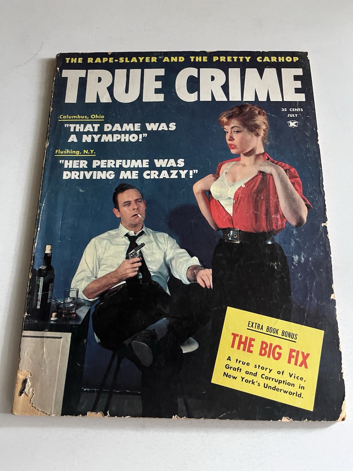 TRUE CRIME Magazine July 1959 Pulp Photo Cover GD 2.0 Combine Shipping