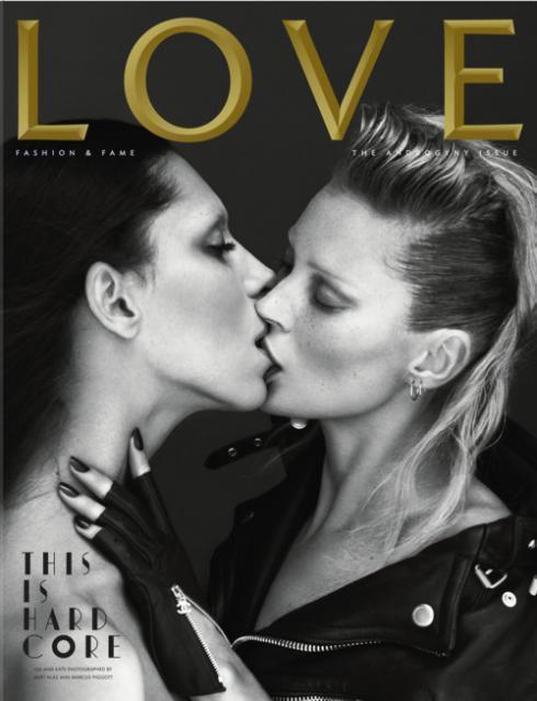LOVE #5 S/S 2011 Androgyny Issue HARDCORE KATE MOSS & LEA T Justin Bieber @ NEW