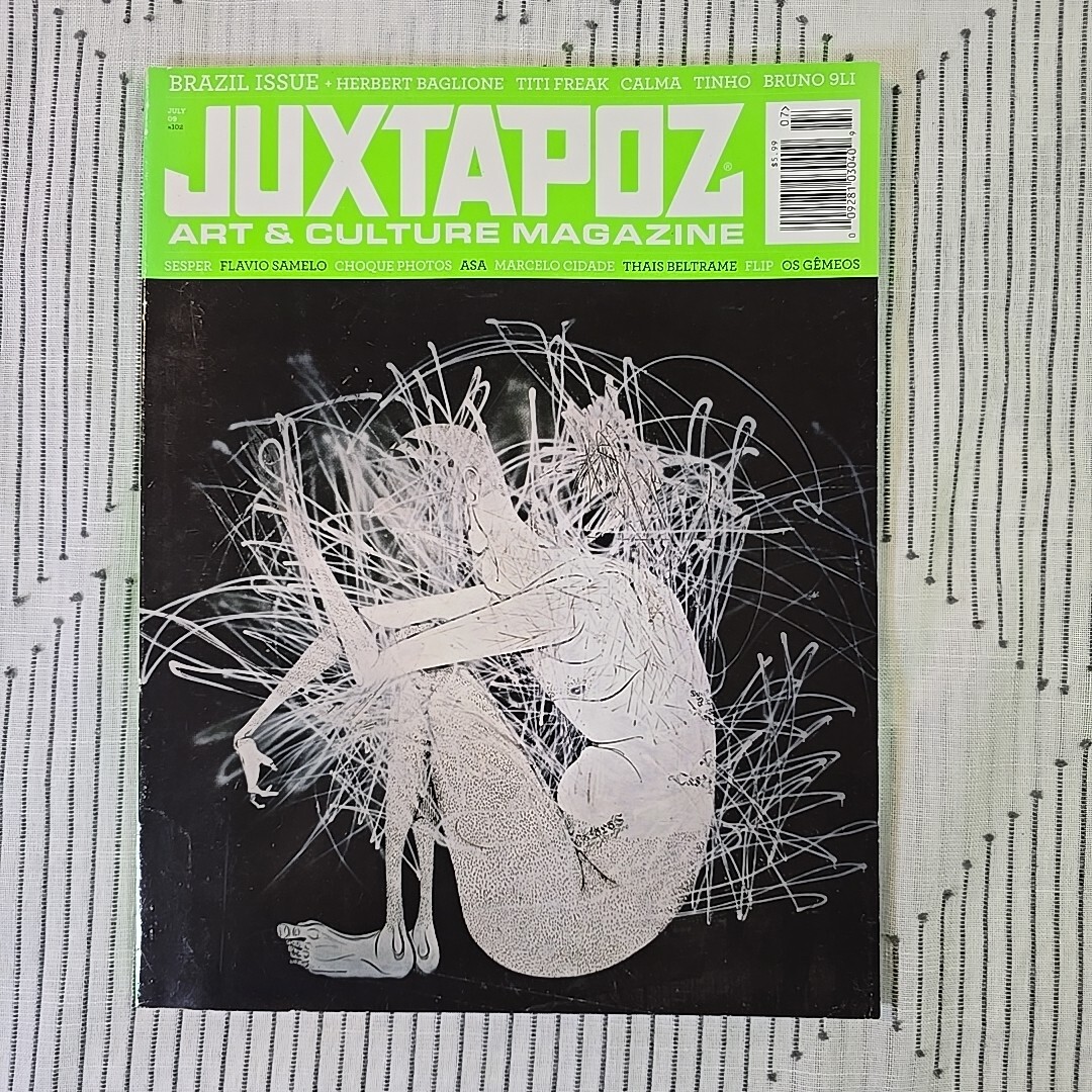 JUXTAPOZ Special Brazil Issue July 2009 #102 Art Magazine Herbert Baglione