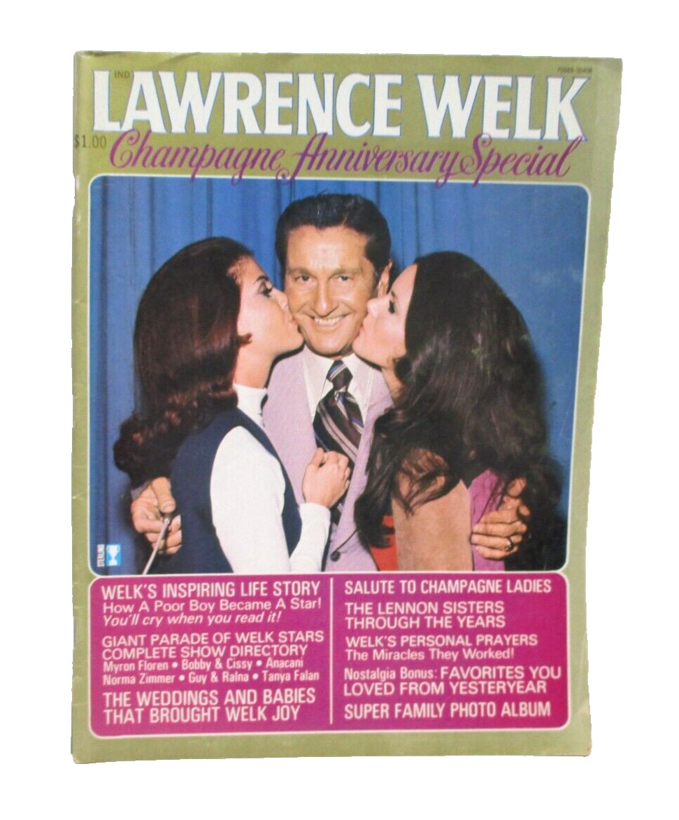 Lawrence Welk Champagne Anniversary Special 1975 magazine