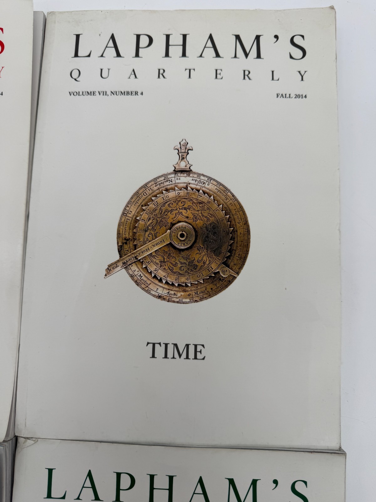 Lapham’s Quarterly 2014 Complete Set of 4