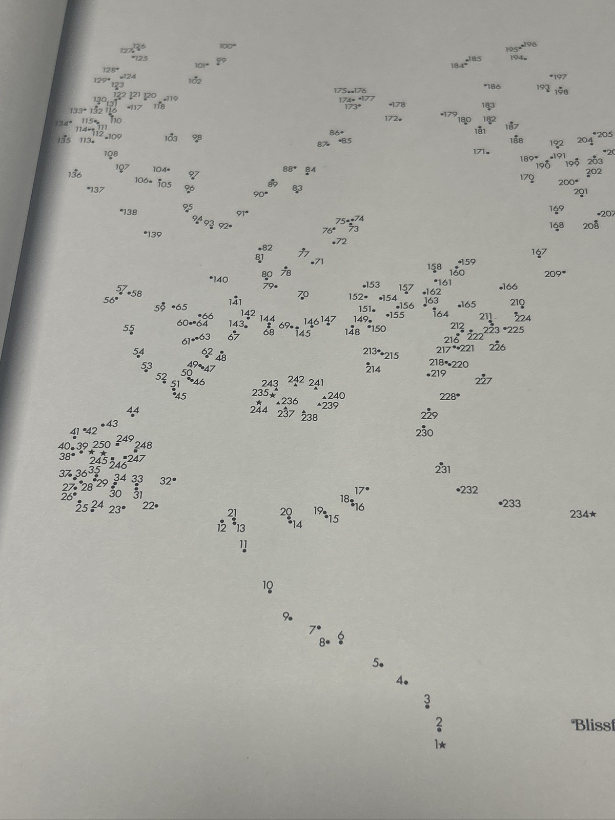 Blissful Dot 2 Dot Large Print Activity Book Connect Dots Magazine