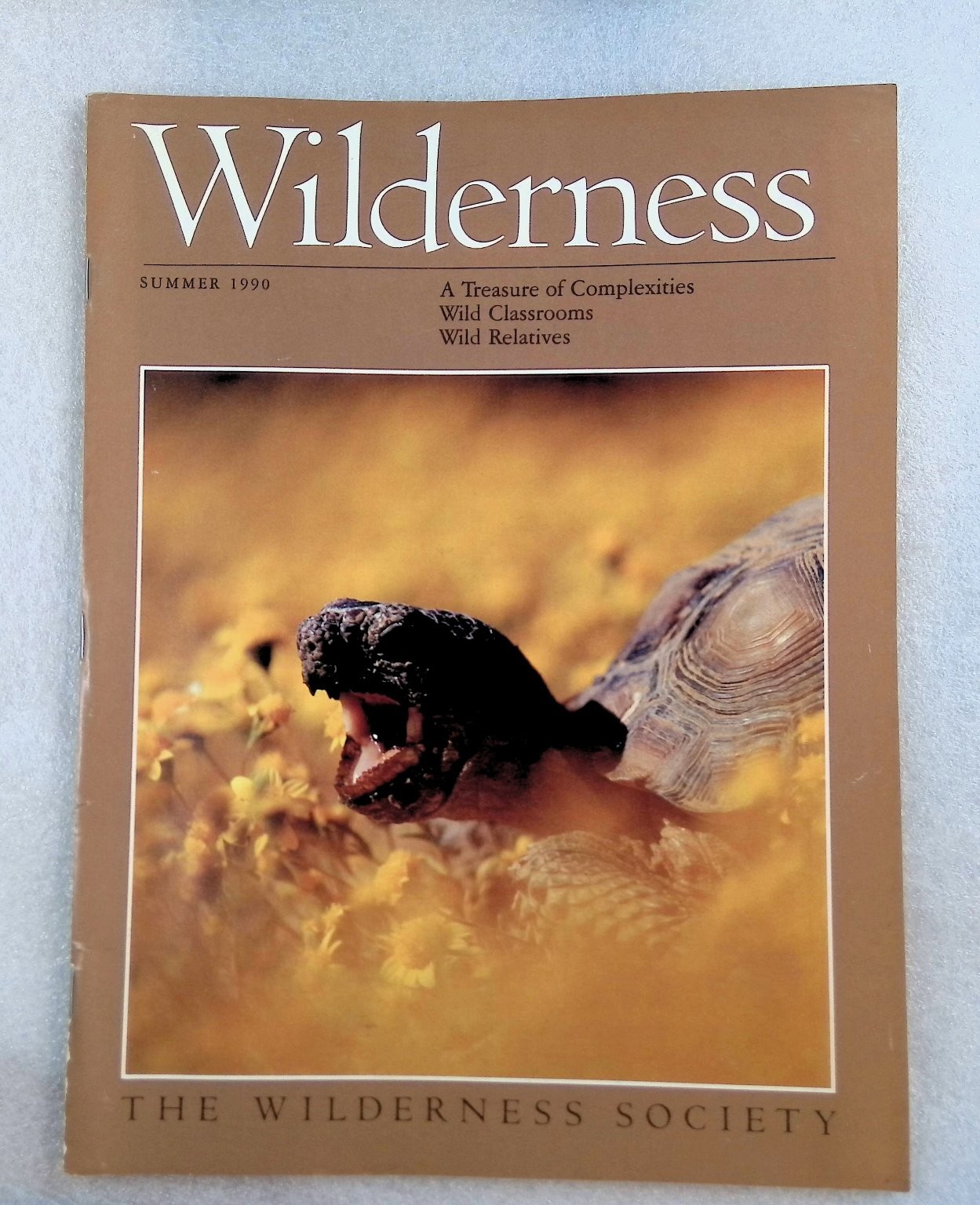 Wilderness Summer 1990 Turtle Tortoise Nature Magazine Conservation