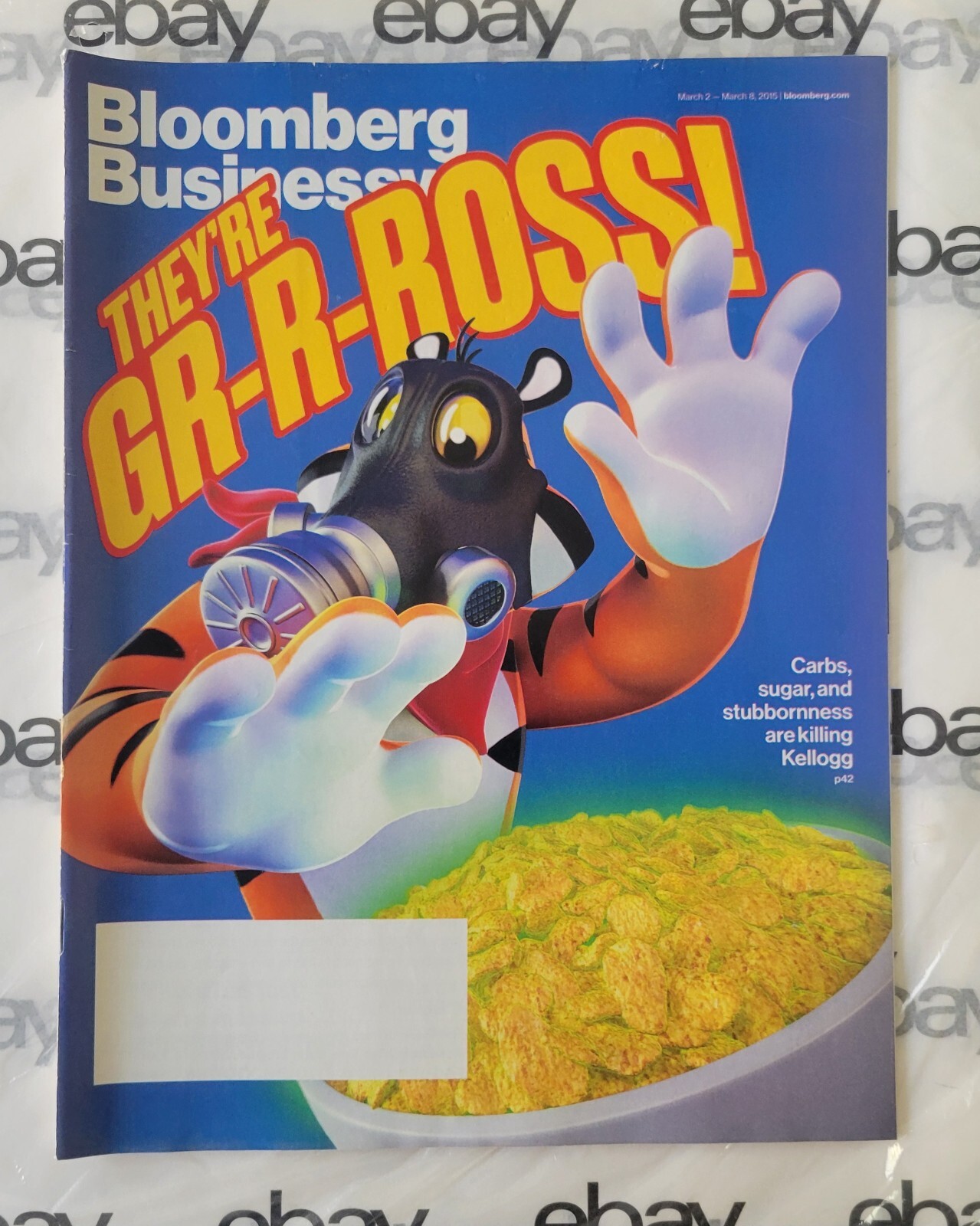 Bloomberg Businessweek Magazine March 2-8, 2015 «They’re Gr-r-ross!»