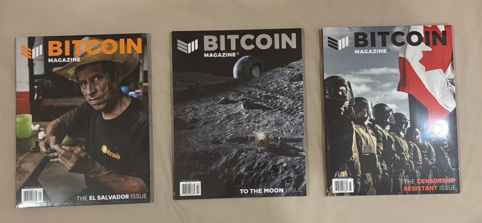 Bitcoin Magazine Complete Sealed Collection #1-22 + 10th Anniversary + Relaunch