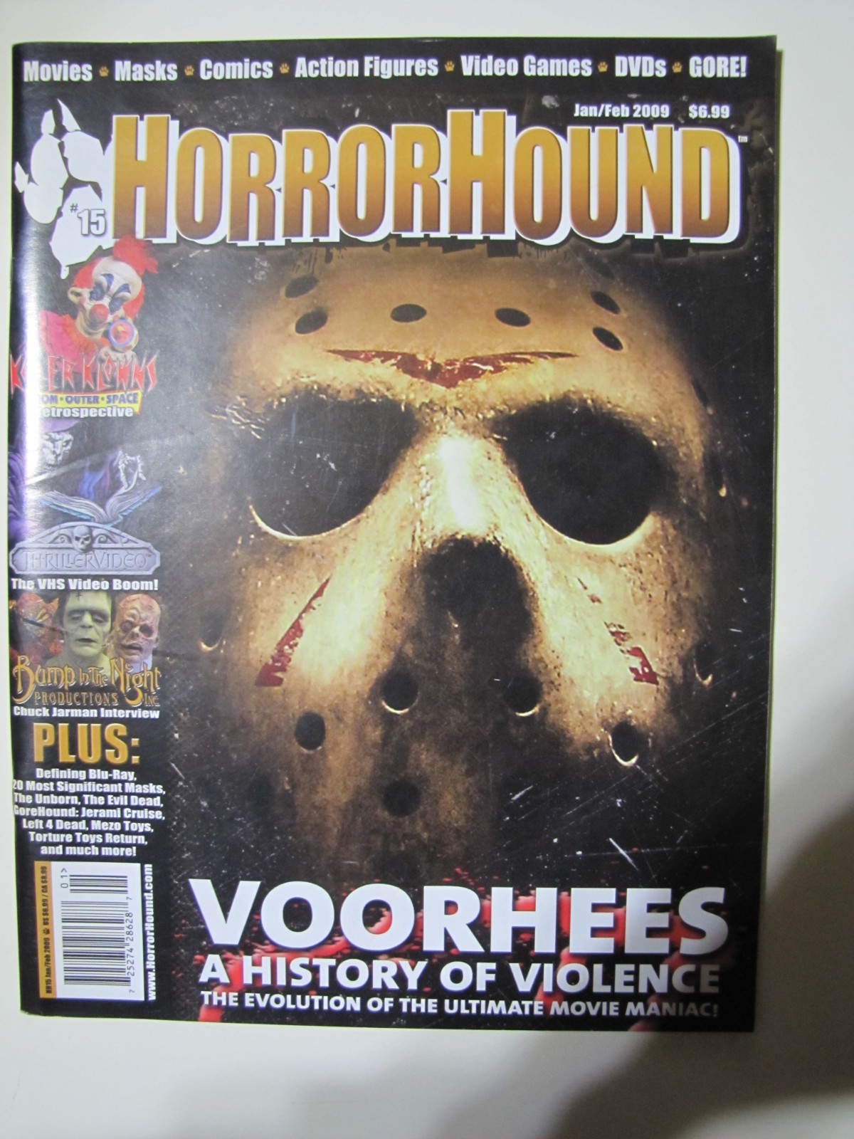 Horror Hound #15 Voorhees & Killer Klowns From Out Of The NIght OUT OF PRINT