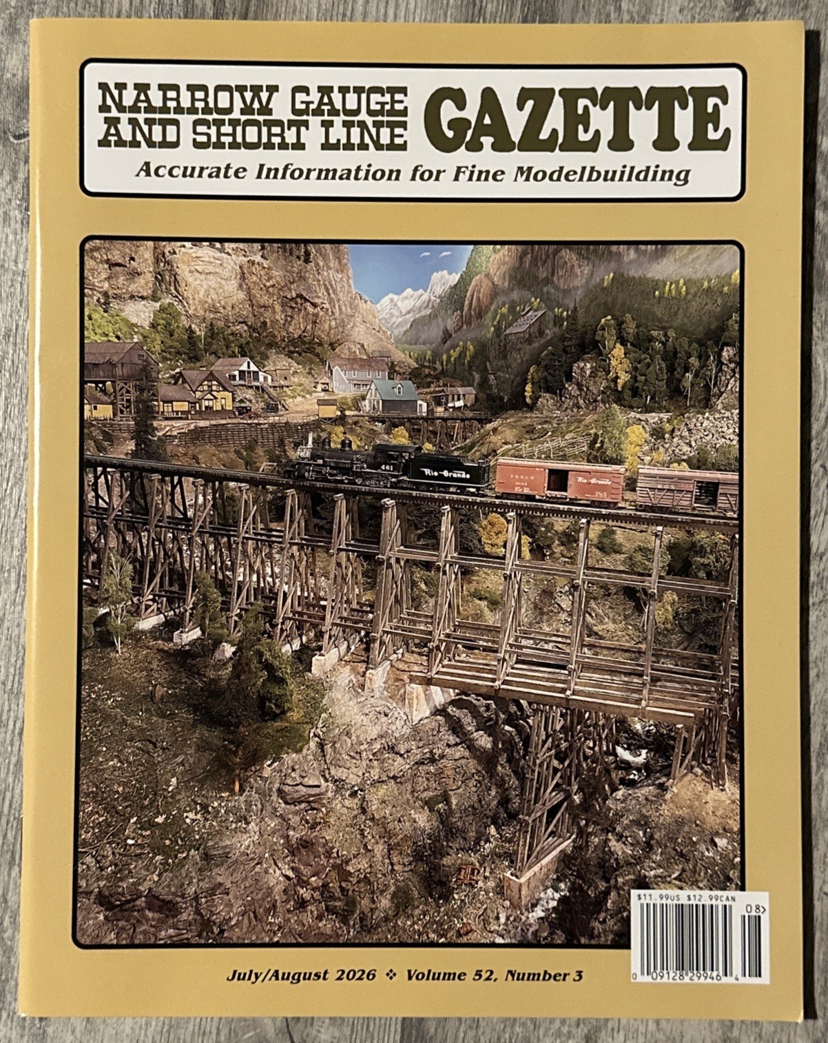 Narrow Gauge and Short Line Gazette Magazine July August 2026 Vol 52 No 3