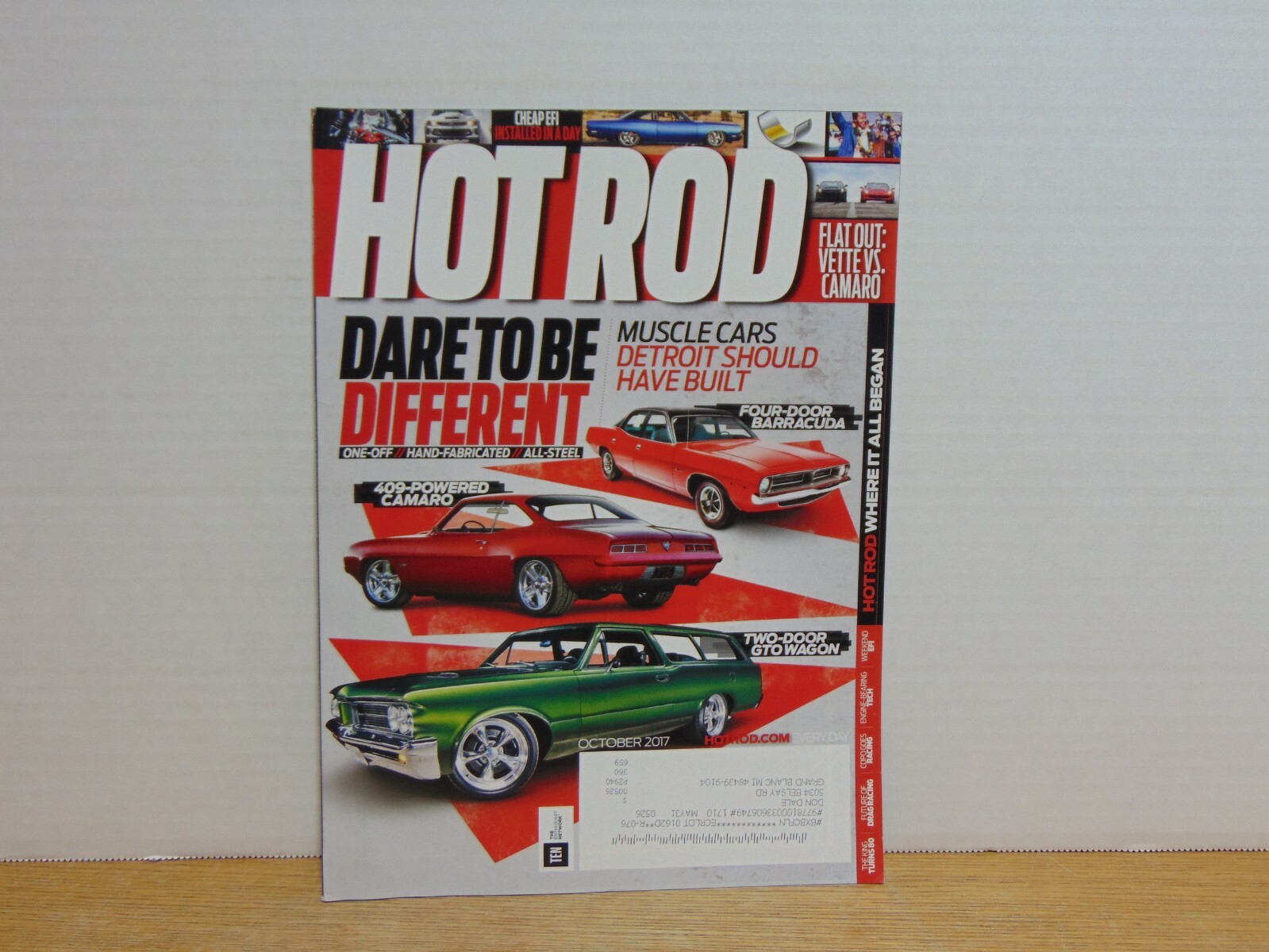 Hot Rod Magazine Volume 70 Number 10 October 2017