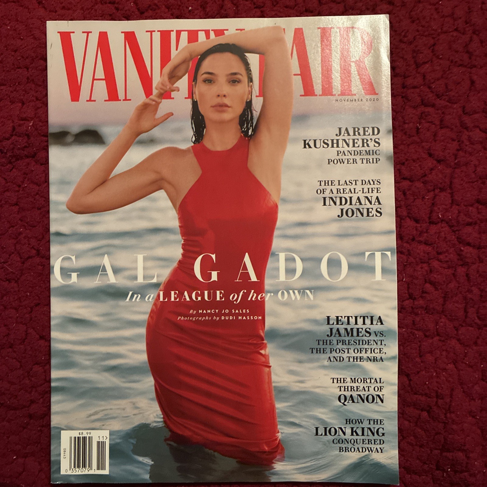 VANITY FAIR Magazine November 2020 GAL GADOT Wonder Woman Jared Kushner No Label