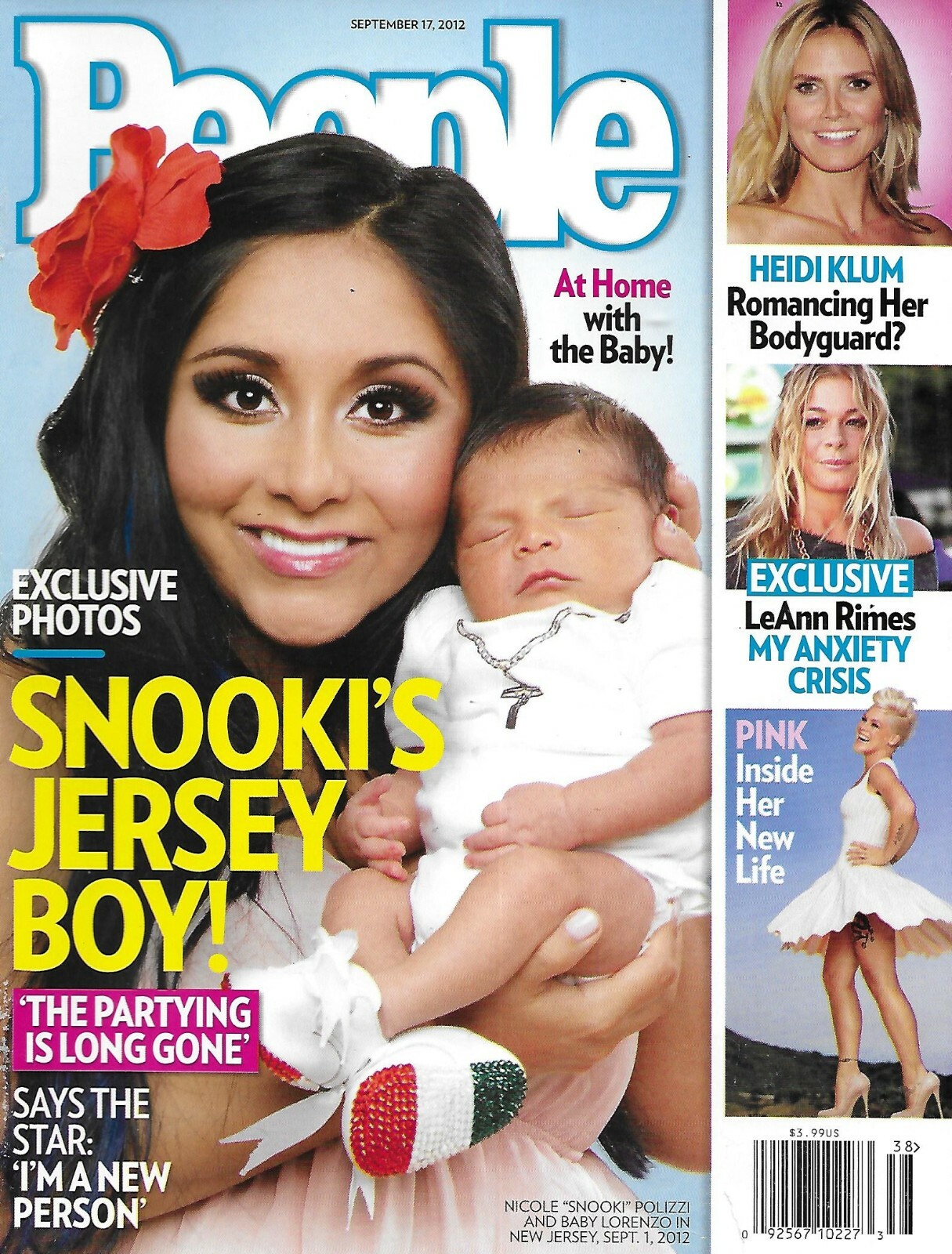 People Magazine Snooki Heidi Klum LeAnn Rimes Pink Katie Couric Dana Delany
