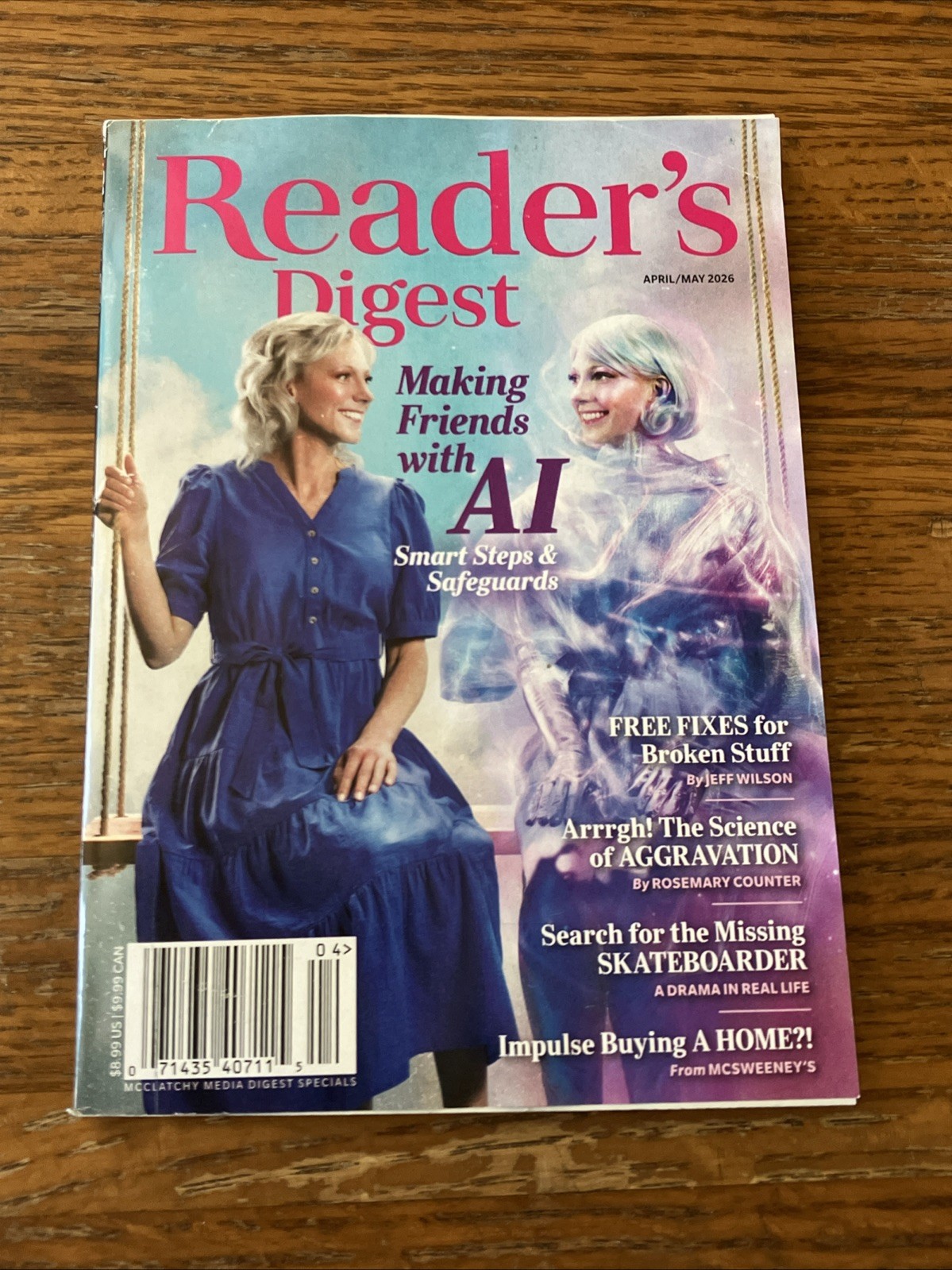 Reader’s Digest Magazine April May 2026 Making Friends with AI