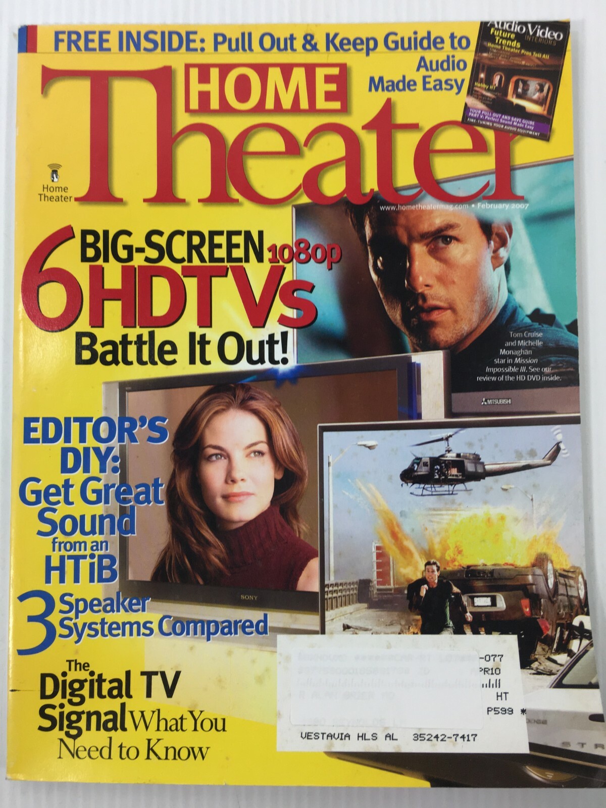 Home Theater February 2007 Magazine Back Issue Audio Visual Entertainment