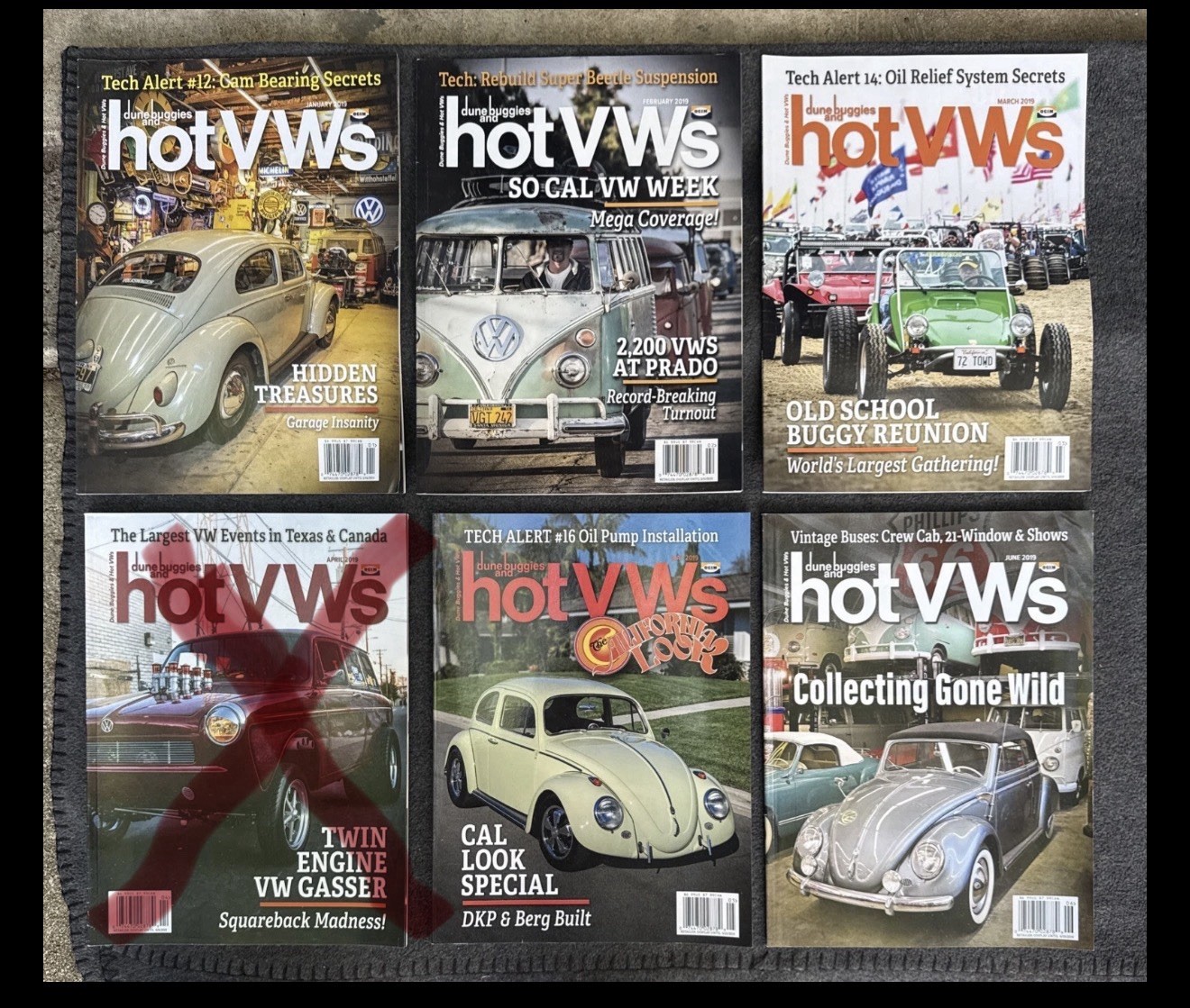 2019 January – December Dune Buggies and Hot VW’s Buy 1 or All Excellent Shape