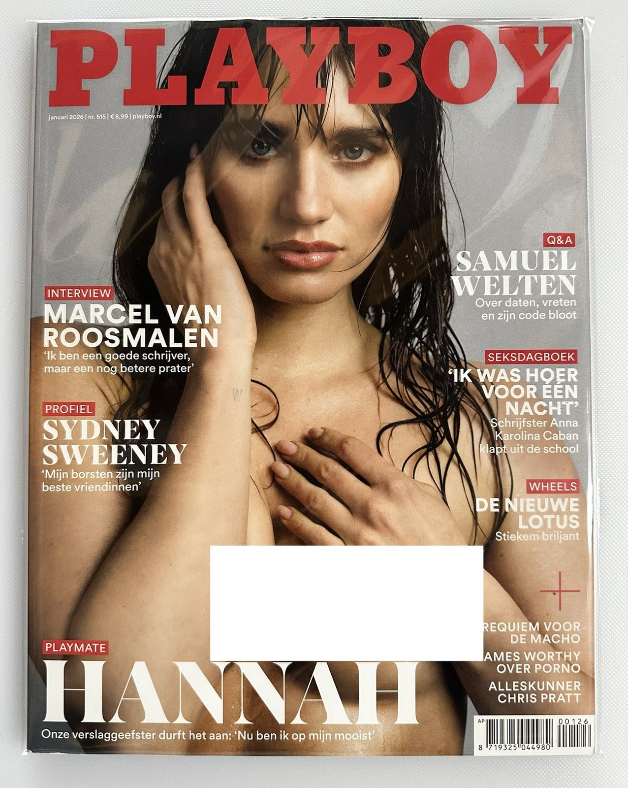 PLAYBOY NETHERLANDS JANUARY 2026 DUTCH MAGAZINE – HANNAH