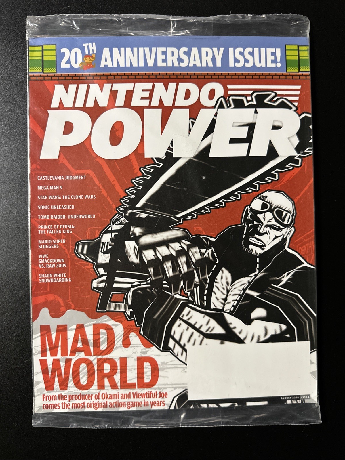 MINT NEW Nintendo Power magazine #231 20th Anniversary Mario MAD WORLD CGC NM 2