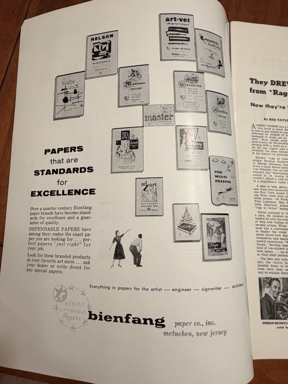 American Artist Magazine Jan 1957 Louis Priscilla 2nd Annual Buyer’s Guide