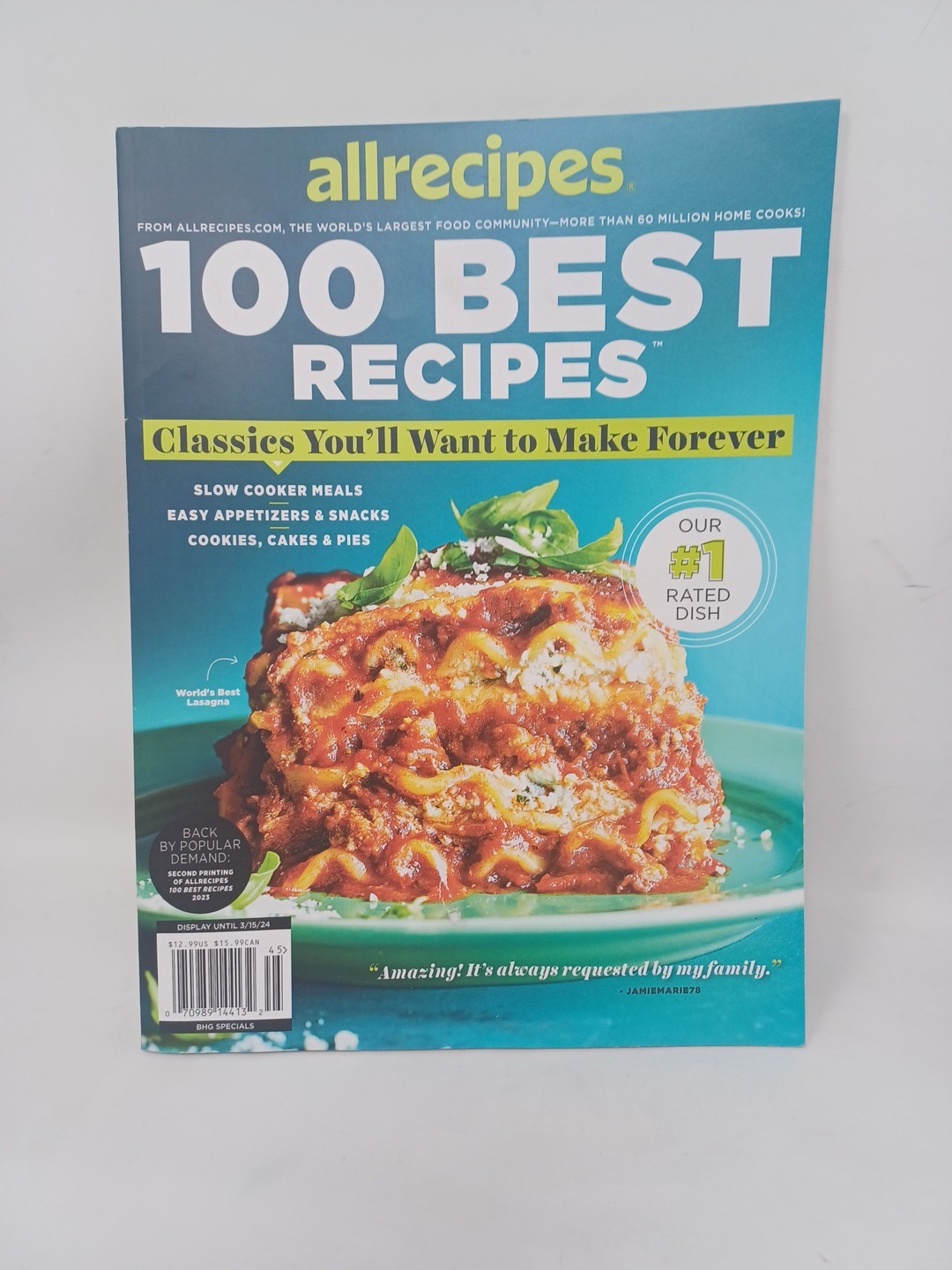 AllRecipes – 100 Best Recipes – Classics You’ll Want to Make Forever
