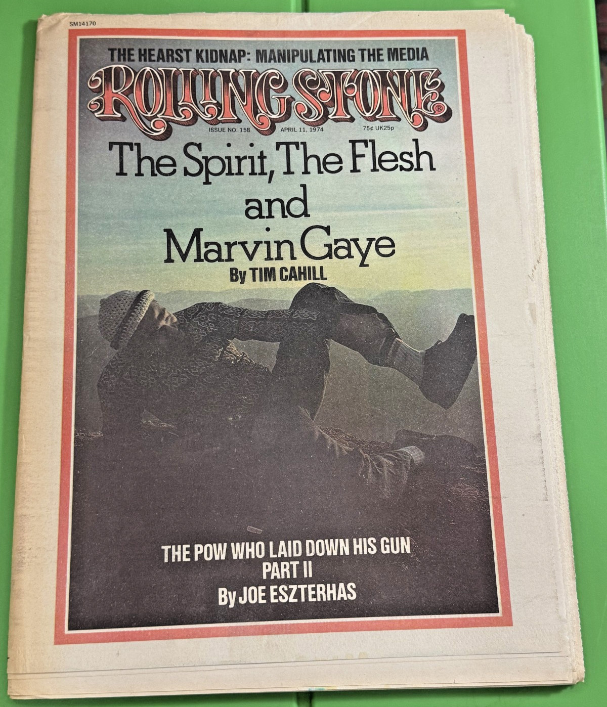 Rolling Stone Magazine #158 April 11, 1974 Marvin Gaye