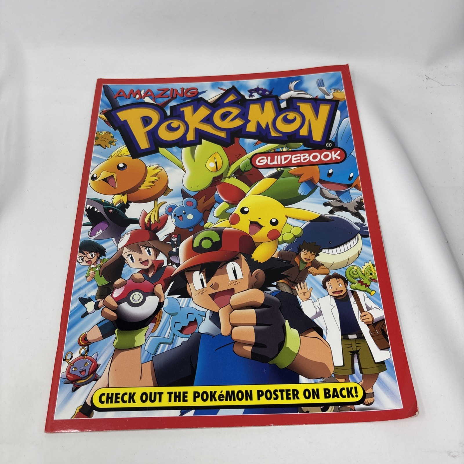 Amazing Pokemon Guidebook; Fun-filled book contains facts & stats, poster, games