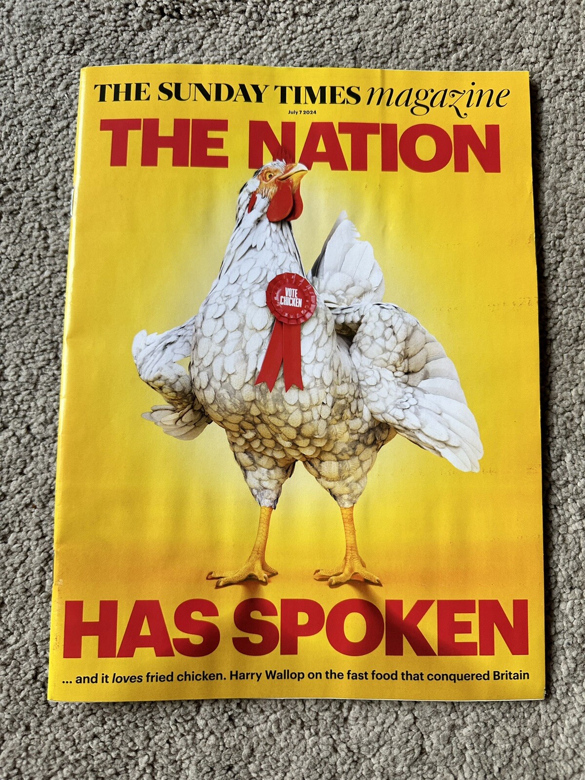 Sunday Times Magazine 7th July 2024 7/7/24 Love Fried Chicken & East Germany