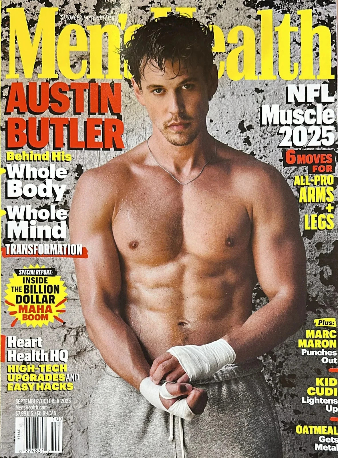 MEN’S HEALTH USA MAGAZINE SEPTEMBER/OCTOBER 2025 | AUSTIN BUTLER