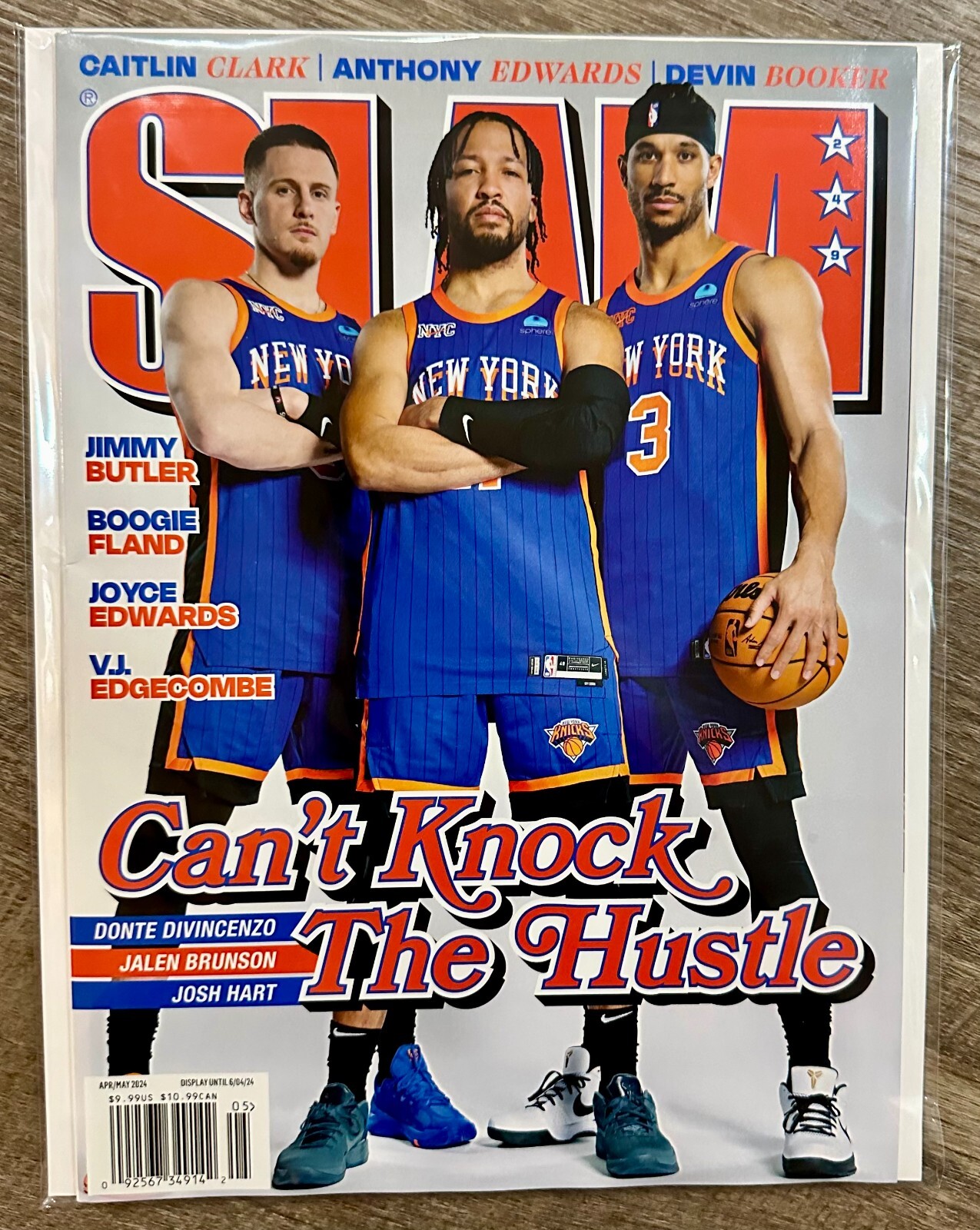 SLAM Magazine 249 – April May 2024 – NY Knicks – Brunson Hart DiVincenzo