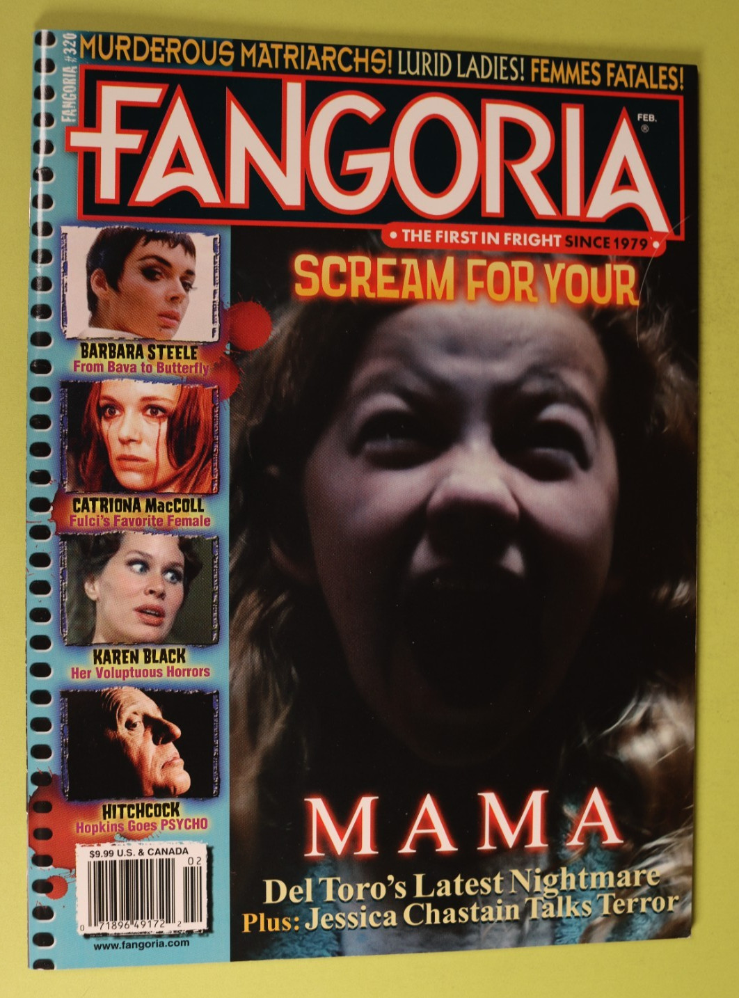 Fangoria Magazine #320 February 2013 Karen Black Mama Hitchcock NM-
