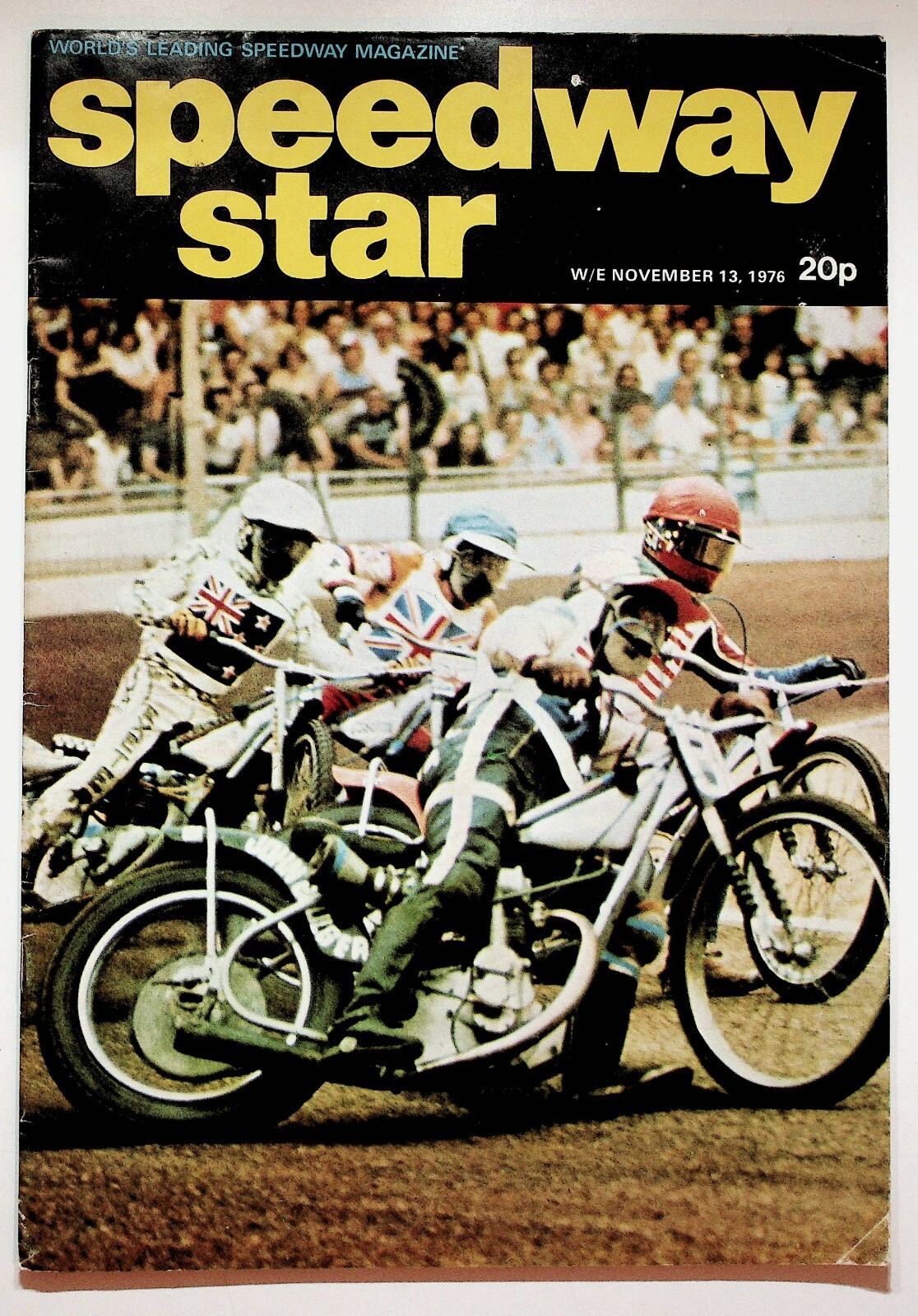 1976 November 13 Speedway Star Motorcycle Racing United Kingdom England Magazine