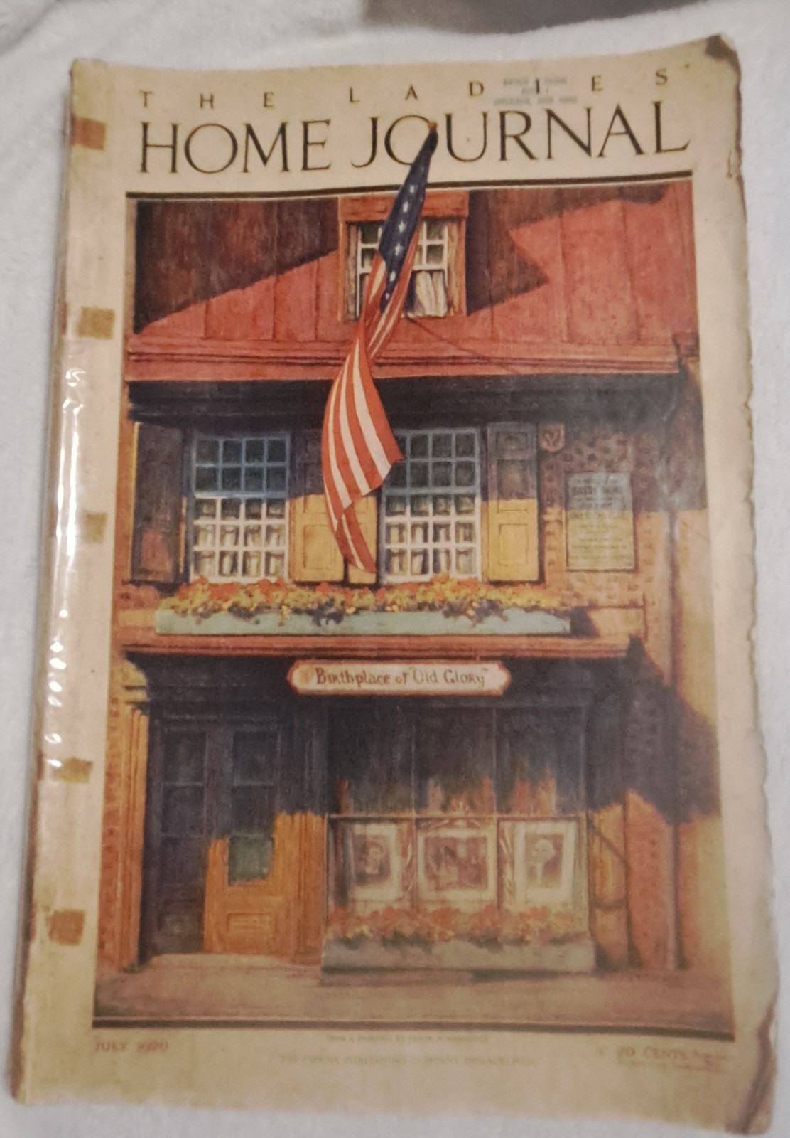 Vintage LADIES HOME JOURNAL Magazine July 1920 Antique