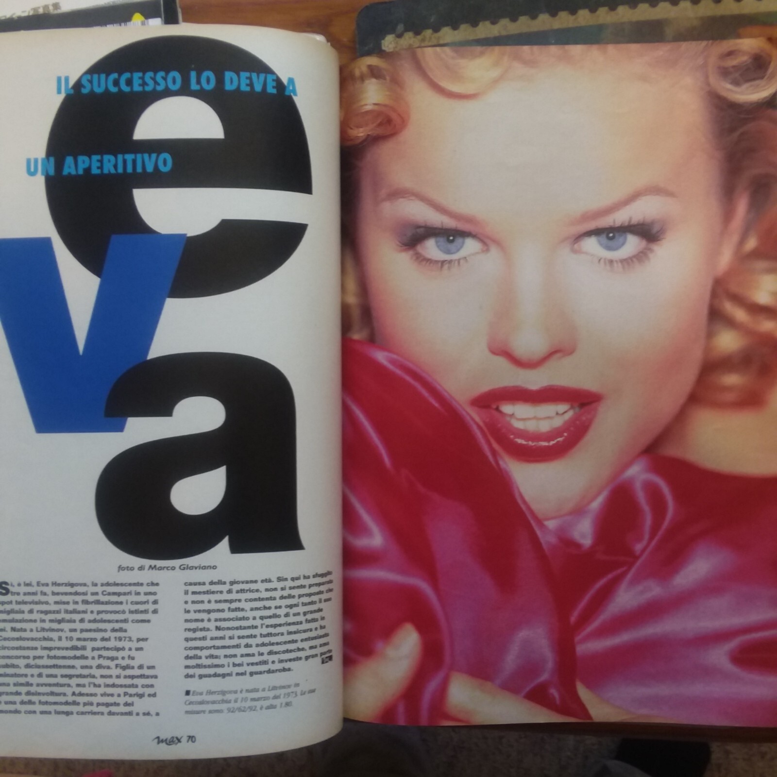 Max ITALIAN MAGAZINE August 1993 OVERSIZED Stephanie Seymour TOP MODELS SPECIAL