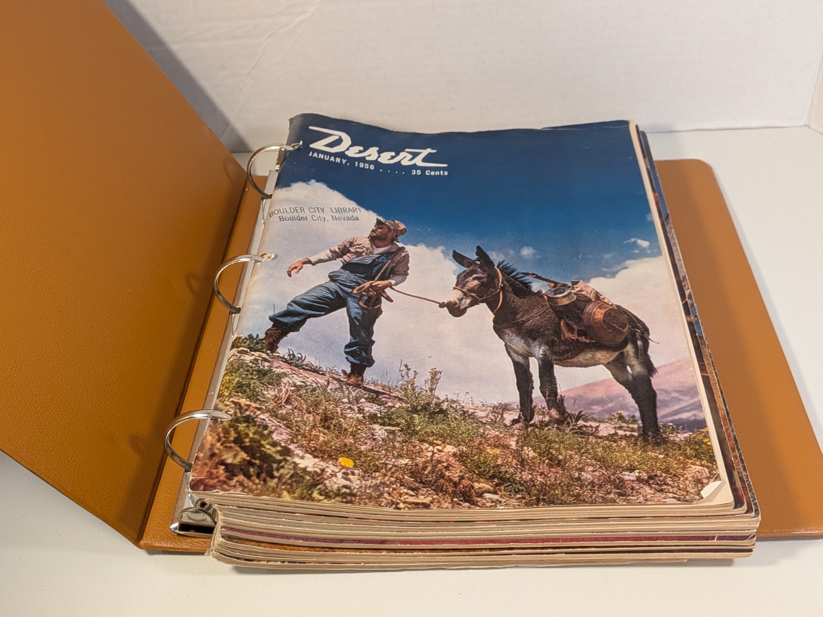 Desert Magazine 1956 Complete Year 12 Issues Lot Southwest USA Library Discards