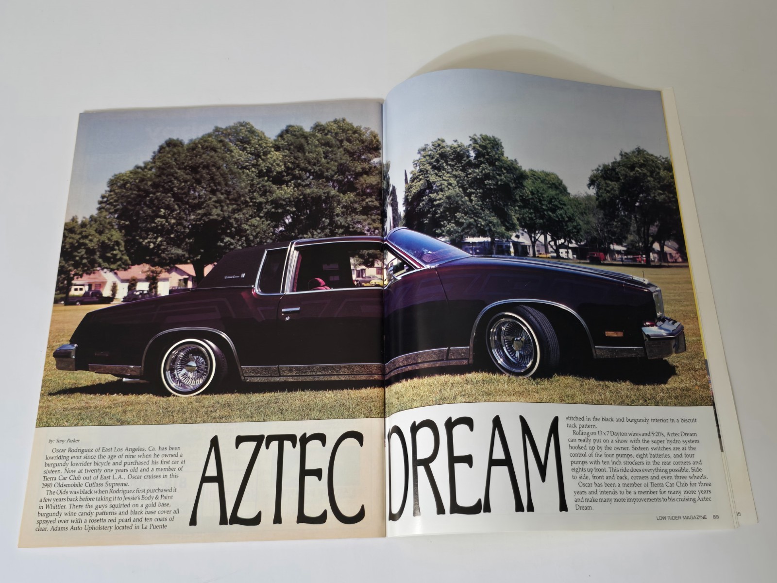 LOWRIDER MAGAZINE AUG 1990 CAR CULTURE STREET LATINO TRUCK VTG CHICANO ART ARTE