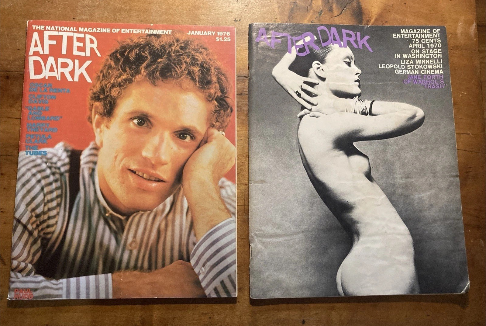 Lot 2 AFTER DARK Magazines April 1970 January 1976 Gay Theatre Music Dance LIZA