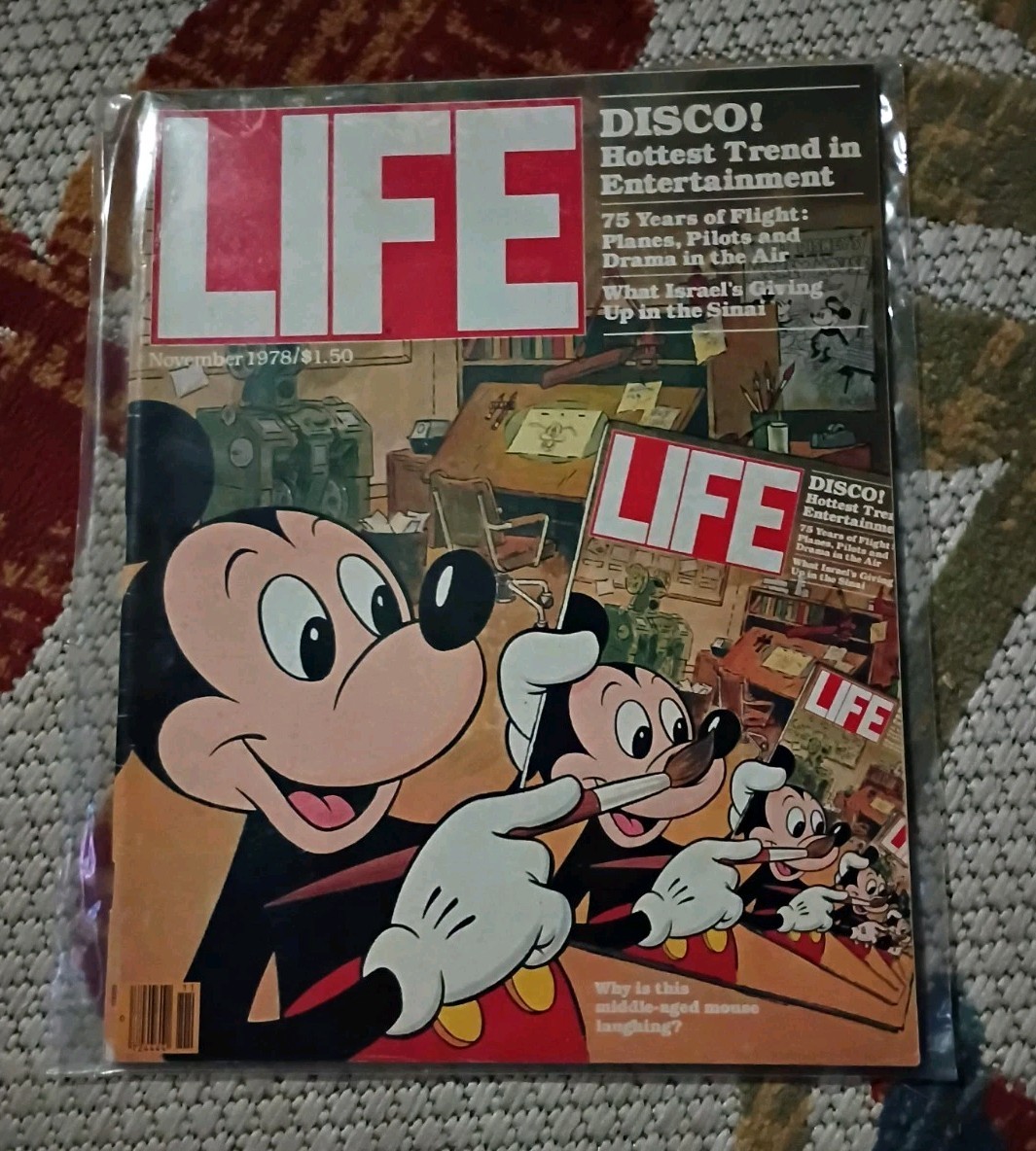 November 1978 LIFE Magazine – MICKEY MOUSE Disney Cover VTG NOV Disco