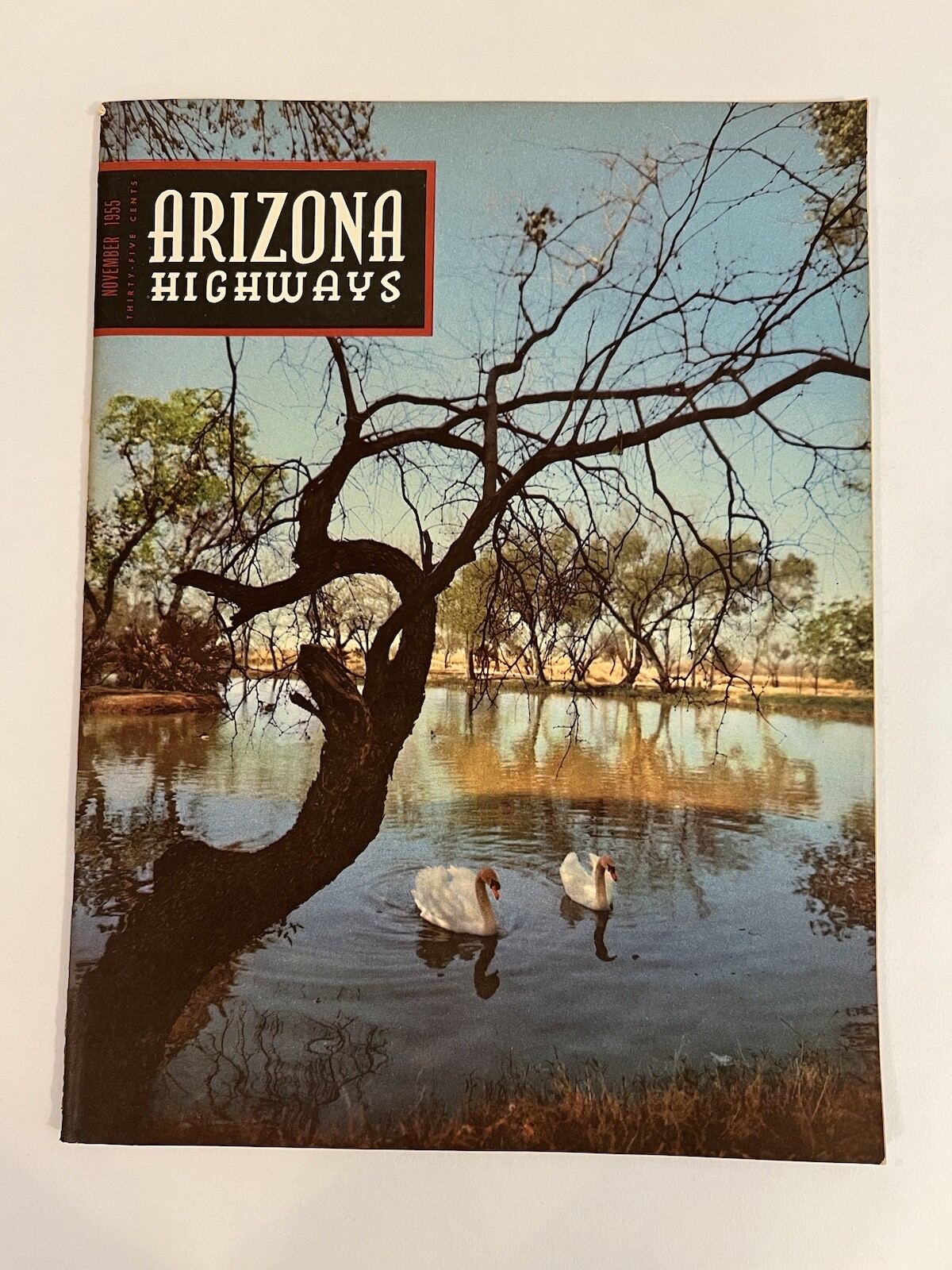 Arizona Highways Magazine November 1955 Swan Lake