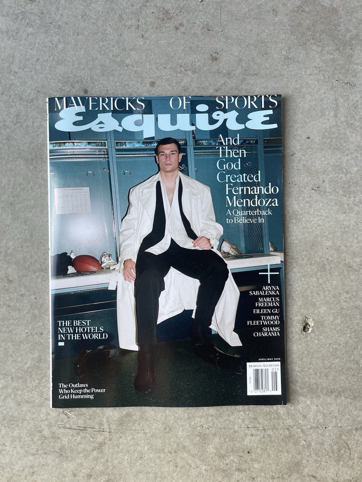 3x Esquire Magazine Fernando Mendoza Mavericks Of Sports April May 2026 Issue