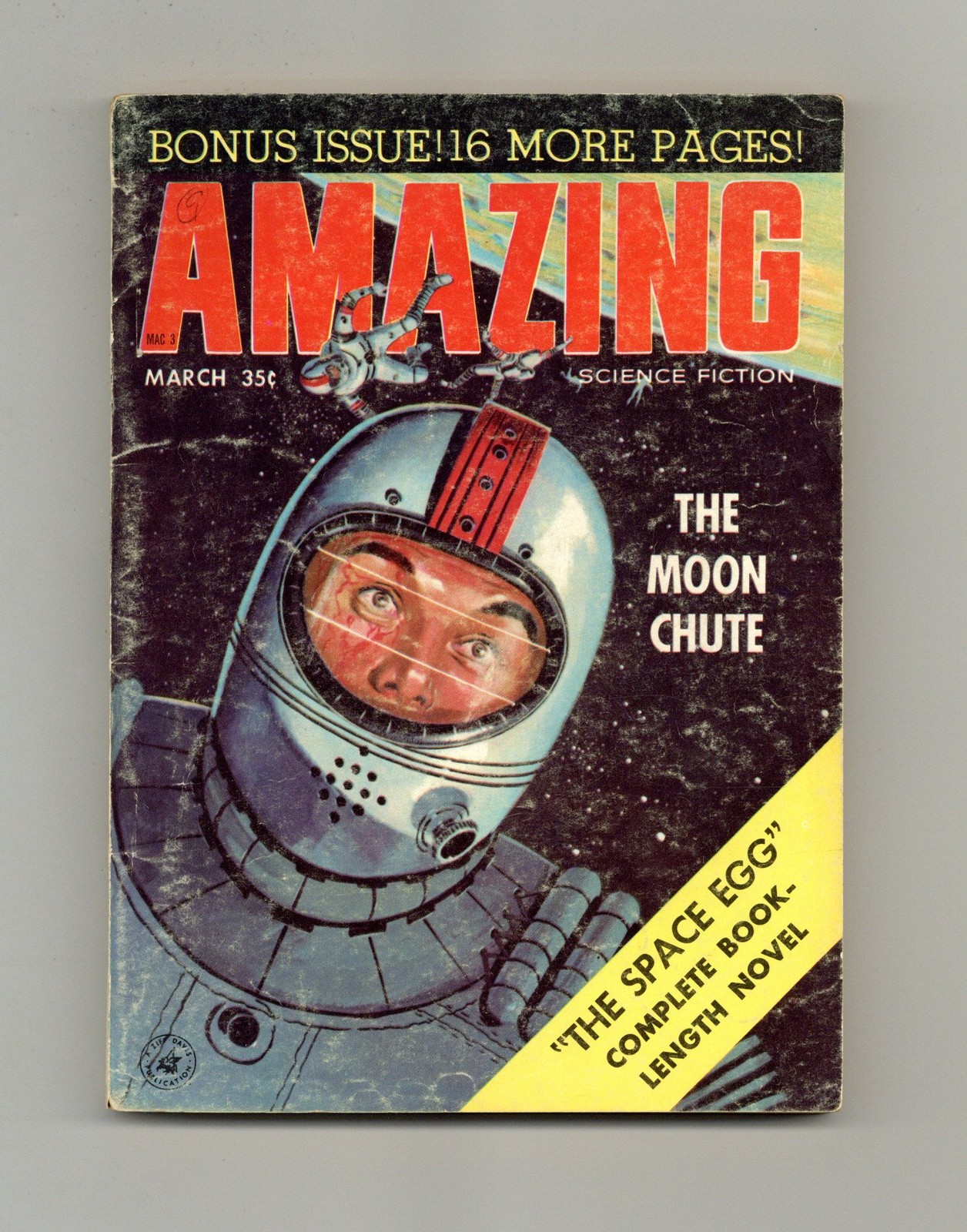 Amazing Stories Pulp Vol. 32 #3 VG 1958 Low Grade