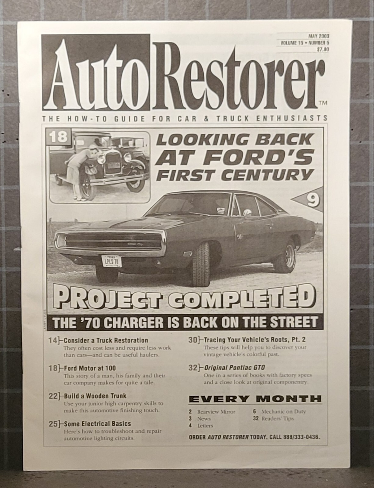 Auto Restorer: How to Guide May 2003 Volume 15 Number 5 AR84