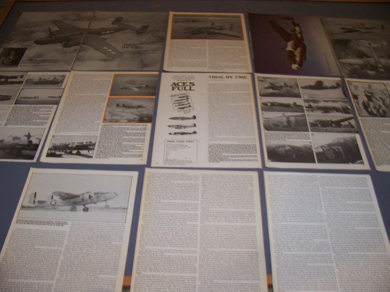 N.A. B-25 MITCHELL «TRAIL BY FIRE» COMBAT DIARY..HISTORY/PHOTOS/VARIANTS (410G)