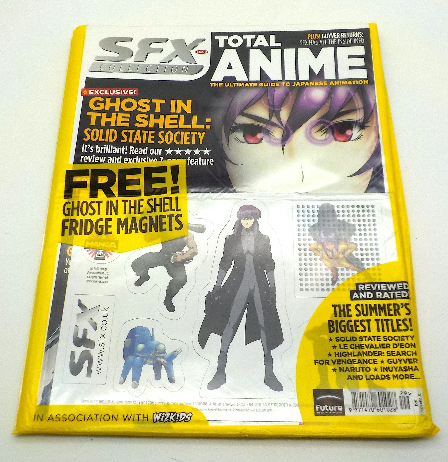 SFX Collection Total Anime Ultimate Guide to Japanese Animation W/Magnets UK