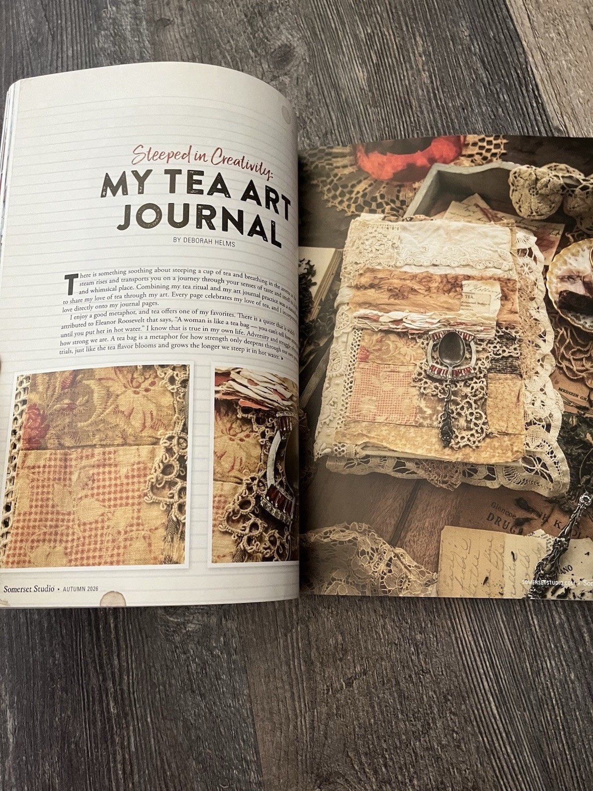 Stampington & Co Magazine! Somerset Studio Aug/Sept/Oct 2026! Brand New Release!