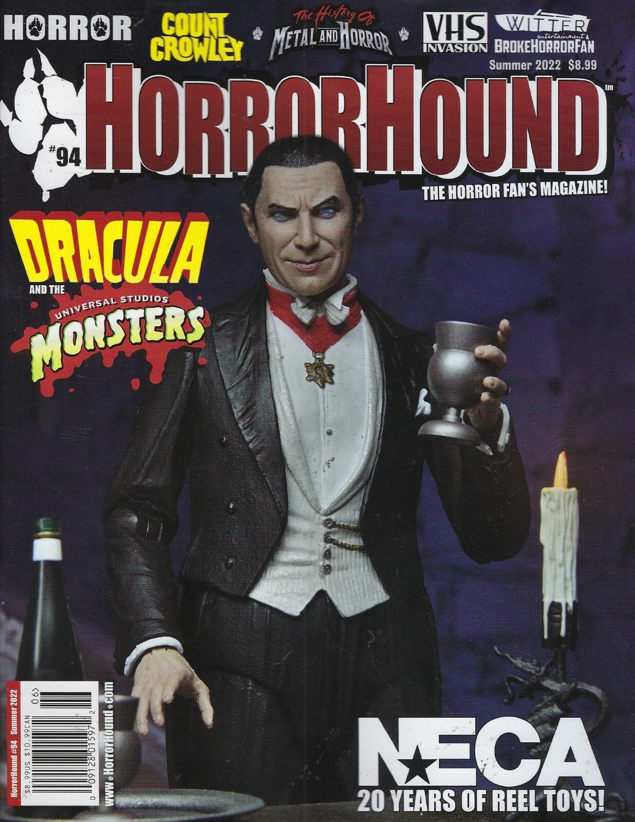 Horror Hound #94 Summer 2022 Dracula and the Monsters