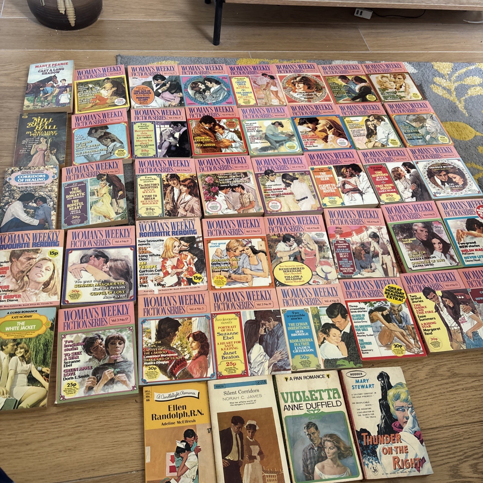 Womans Weekly Fiction Series X36 Romantic Love Story Paperbacks 1970s Plus Extra