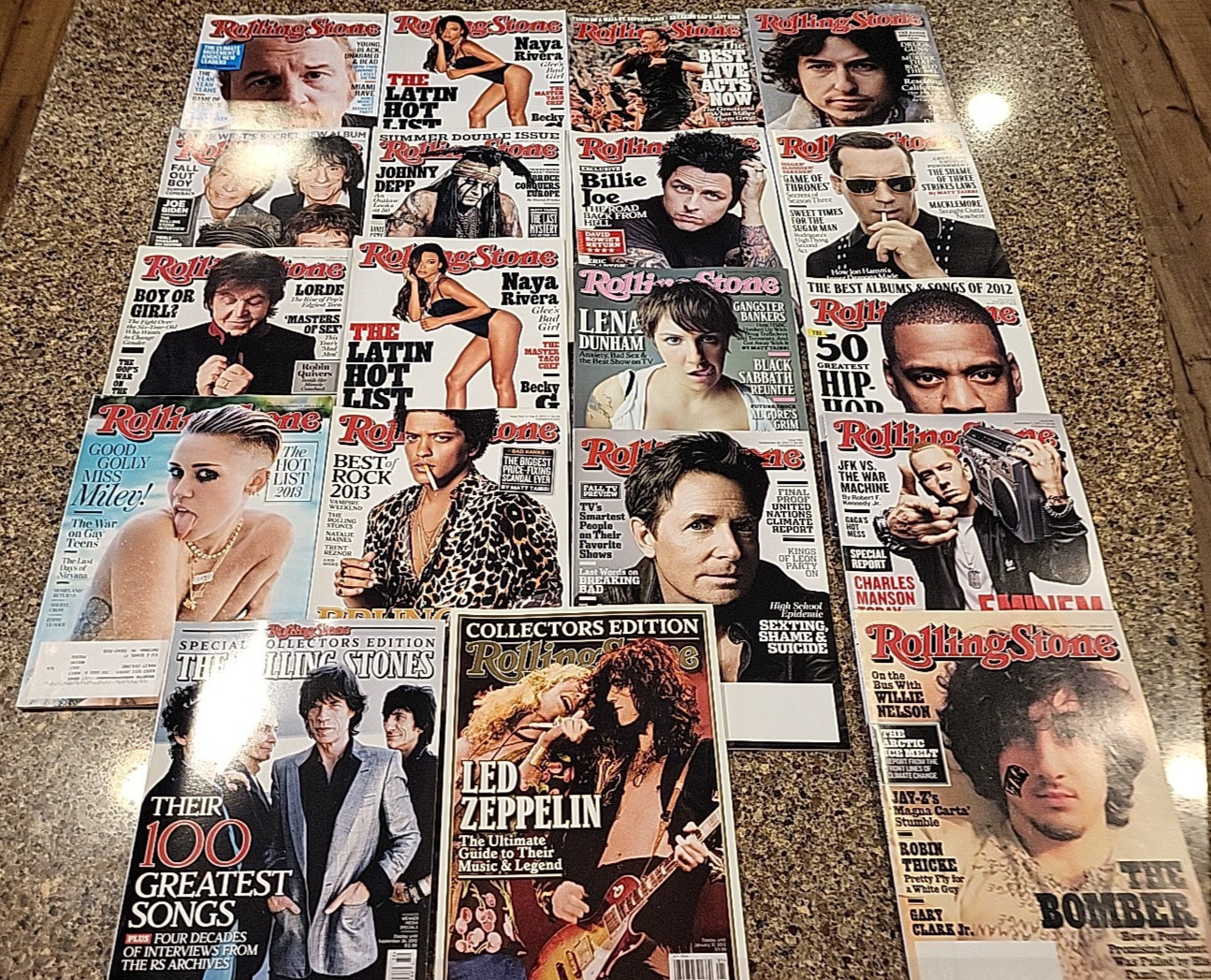 Rolling Stones Magazines 2013 Lot Of 19 Good Condition Two Collectors Editions