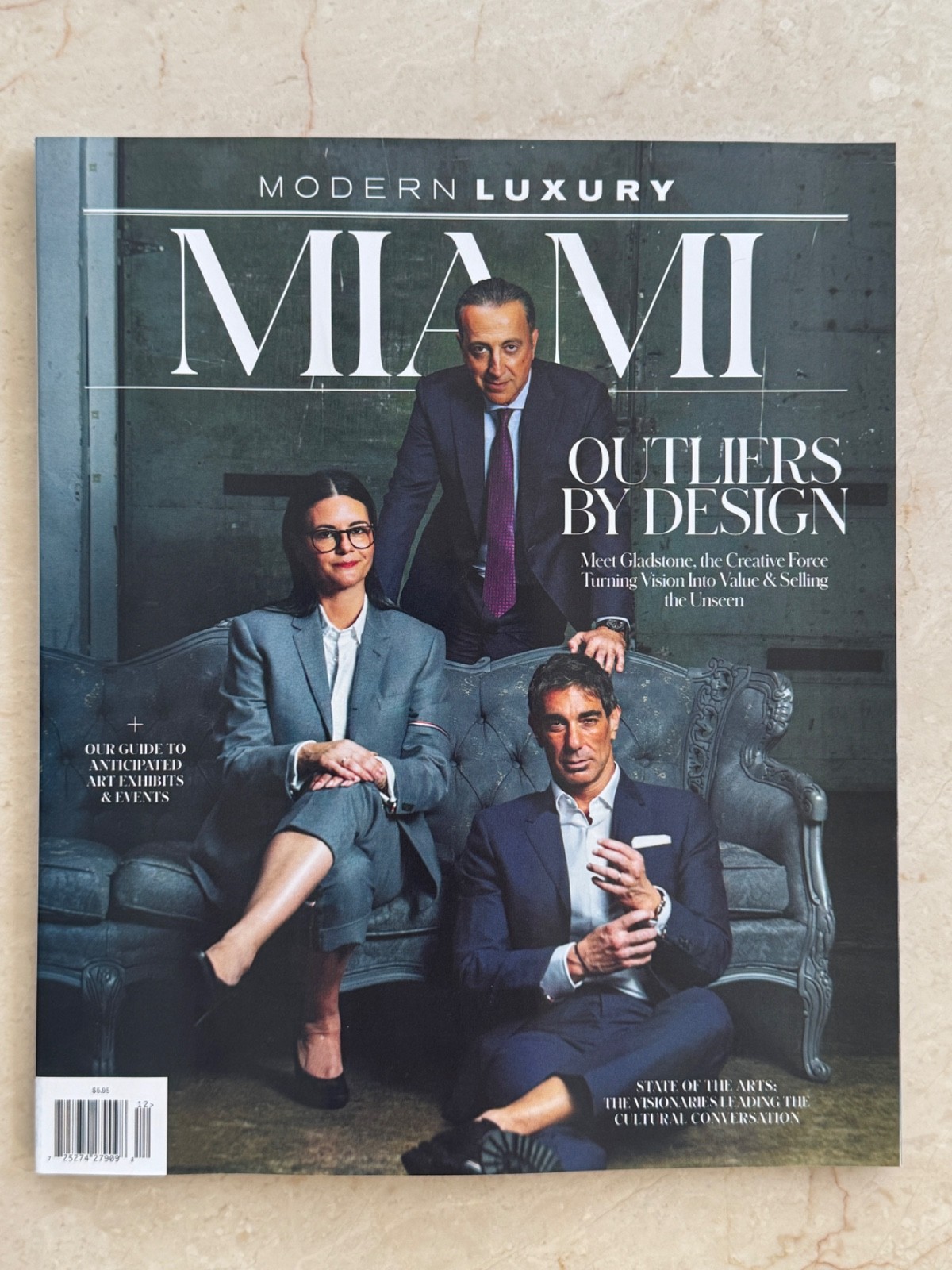 Miami Modern Luxury Magazine OUTLIERS BY DESIGN Gladstone Media Dec 2025 NEW