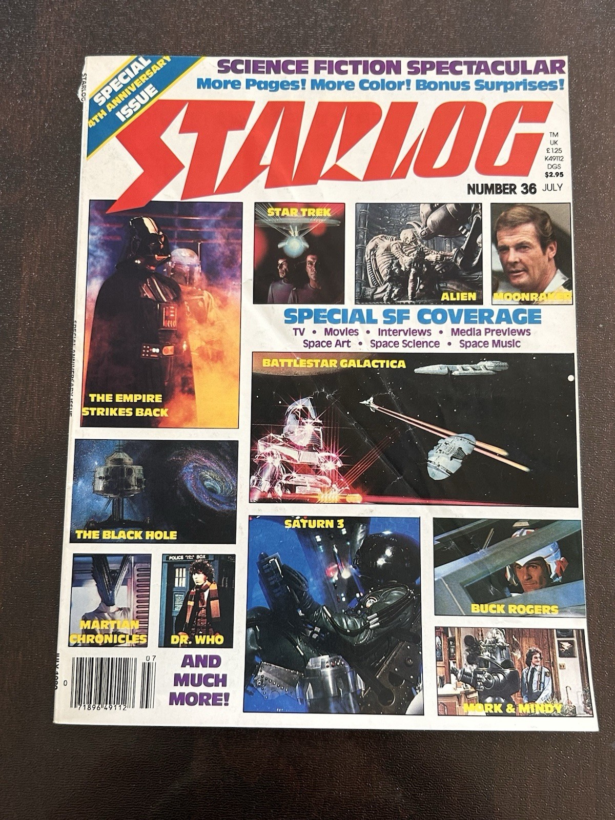 STARLOG MAGAZINE 36 JULY 1980 THE EMPIRE STRIKES BACK ROGERS SPECIAL COVERAGE