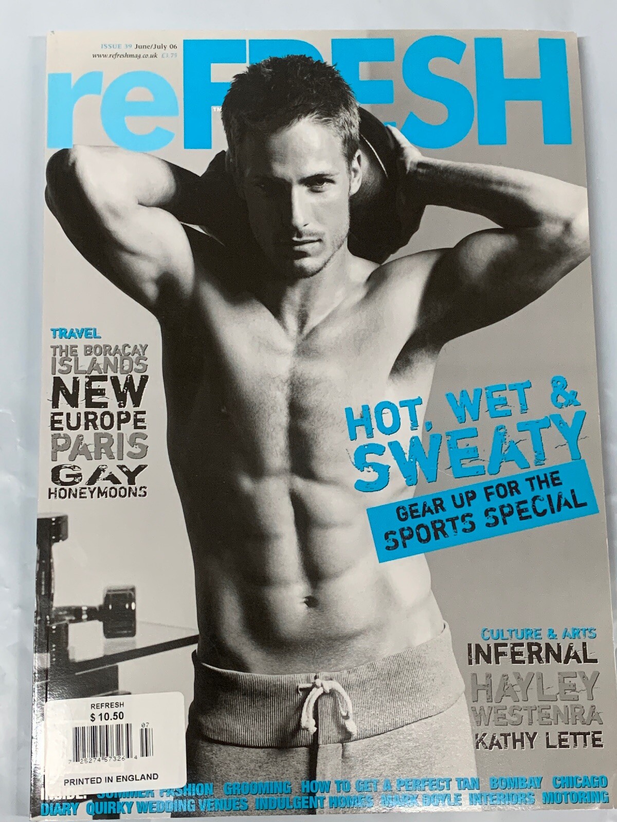 reFRESH Magazine Gay United Kingdom July 2006 #39 Kathy Lette, Hayley Westerna